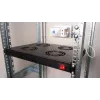 Equip Kühlventilatoren 19', 1U, 4 Lüfter, RAL9005 Schwarz
