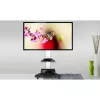 Techly Bodenständer mit Ablagewagen TV LCD/LED/Plasma 37-70 Zoll Weiß