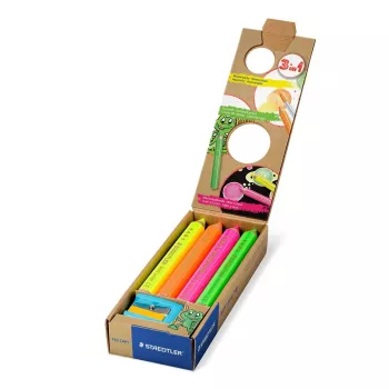 Aquarellstifte-Set Staedtler 140 C4P1 — 4 Stück (Grün, Orange, Pink, Gelb)