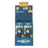 Schlüsselbund-Taschenlampe Ansmann ML400R Schwarz LED 5W USB-aufladbar
