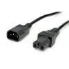 Netzkabel VALUE 19.99.1123 Schwarz 3 m C14 C15 Kupplung