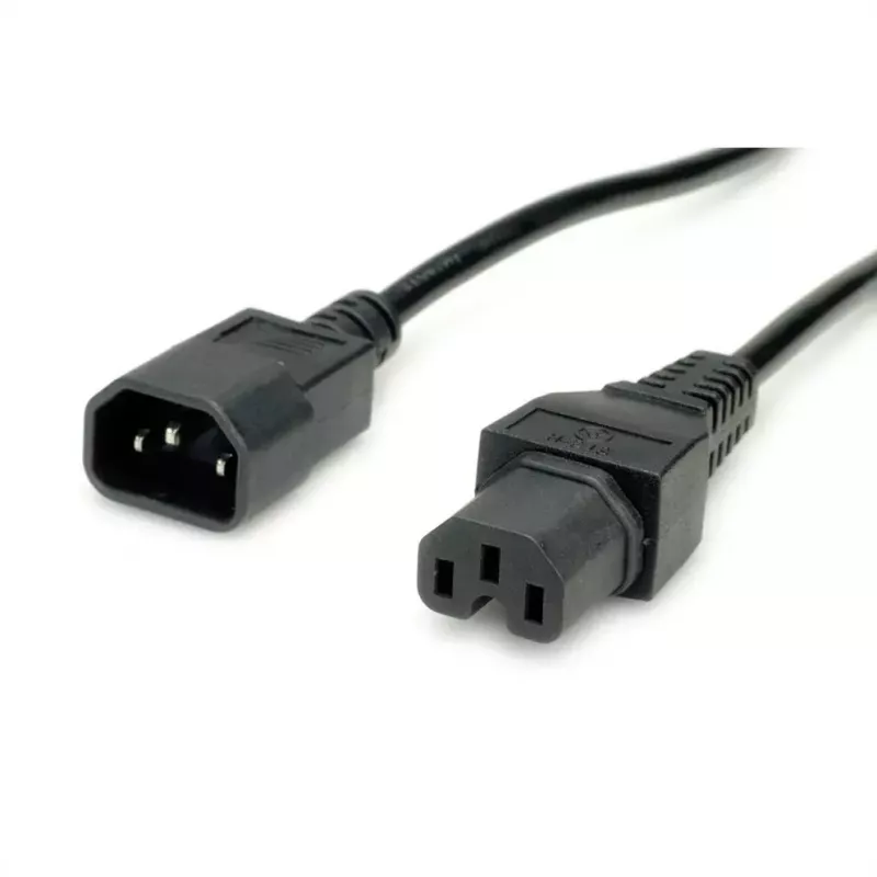 Netzkabel VALUE 19.99.1123 Schwarz 3 m C14 C15 Kupplung