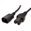 Netzkabel VALUE 19.99.1123 Schwarz 3 m C14 C15 Kupplung