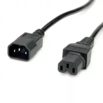 Netzkabel VALUE 19.99.1123 Schwarz 3 m C14 C15 Kupplung