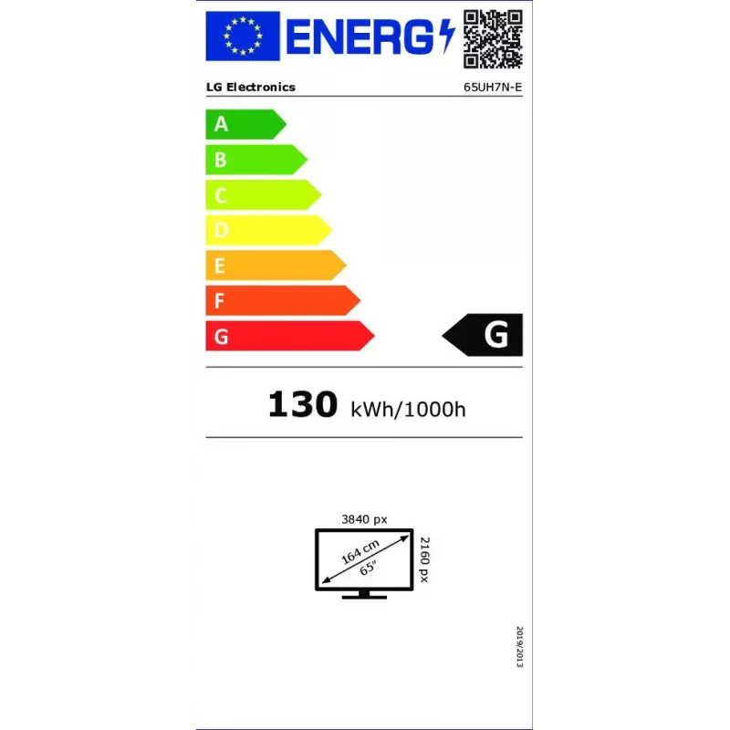 LG 65UH7N-E Digital Signage Flachbildschirm 165,1 cm (65 Zoll) LED Wi-Fi 700 cd/m² 4K Ultra HD Schwarz Integrierter Prozessor WebOS 24/7