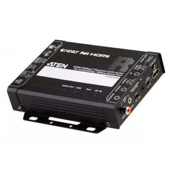 ATEN HDMI HDBaseT Empfänger mit Audio-De-Embedding / bidirektionalem PoH (4K@100m) (HDBaseT Class A) (PoH PSE & PD)