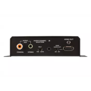 ATEN HDMI HDBaseT Empfänger mit Audio-De-Embedding / bidirektionalem PoH (4K@100m) (HDBaseT Class A) (PoH PSE & PD)