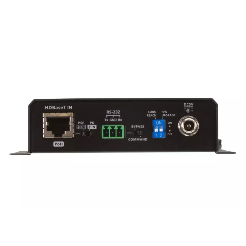 ATEN HDMI HDBaseT Empfänger mit Audio-De-Embedding / bidirektionalem PoH (4K@100m) (HDBaseT Class A) (PoH PSE & PD)