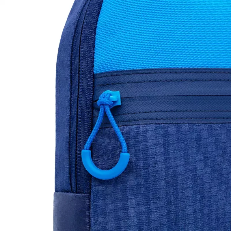Umhängetasche Rivacase Dijon 25,6 cm (10,1 Zoll) Blau Tragegriff Schultergurt