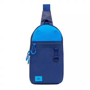 Umhängetasche Rivacase Dijon 25,6 cm (10,1 Zoll) Blau Tragegriff Schultergurt