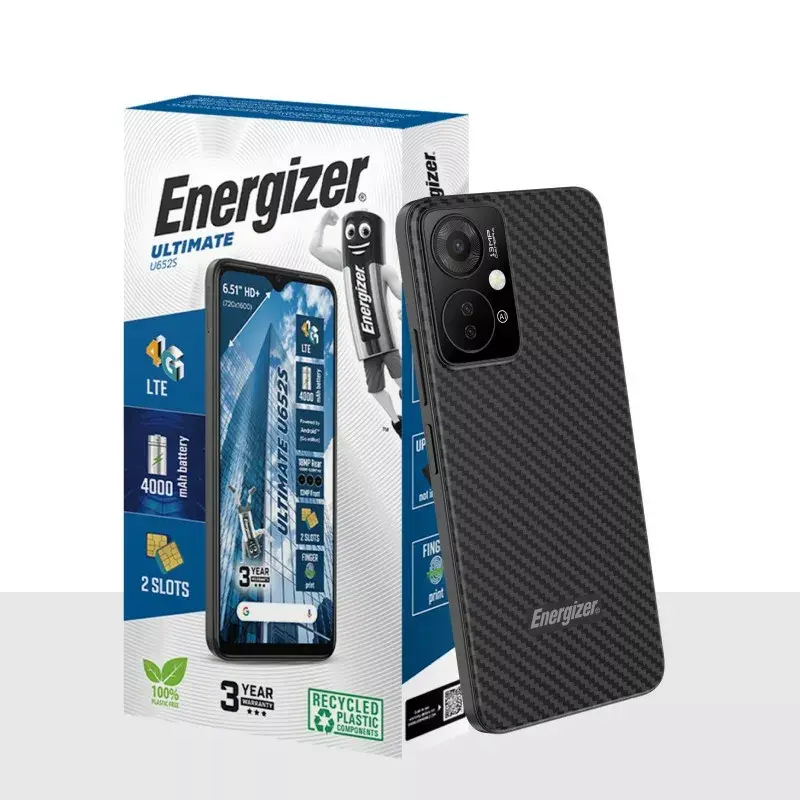 Smartphone Energizer U652SEU, 6,51 Zoll Display, 64 GB Speicher, schwarz