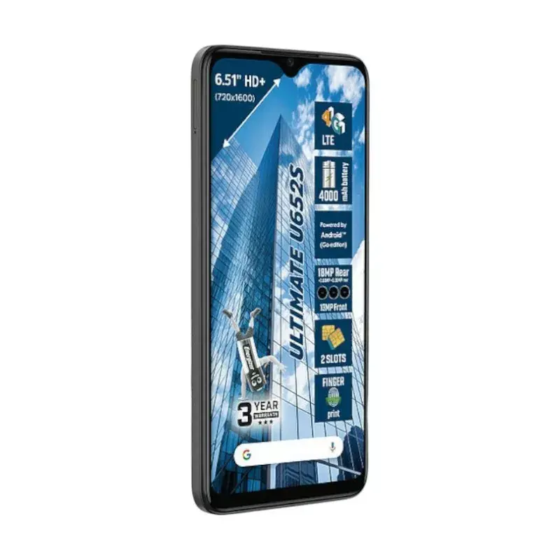 Smartphone Energizer U652SEU, 6,51 Zoll Display, 64 GB Speicher, schwarz