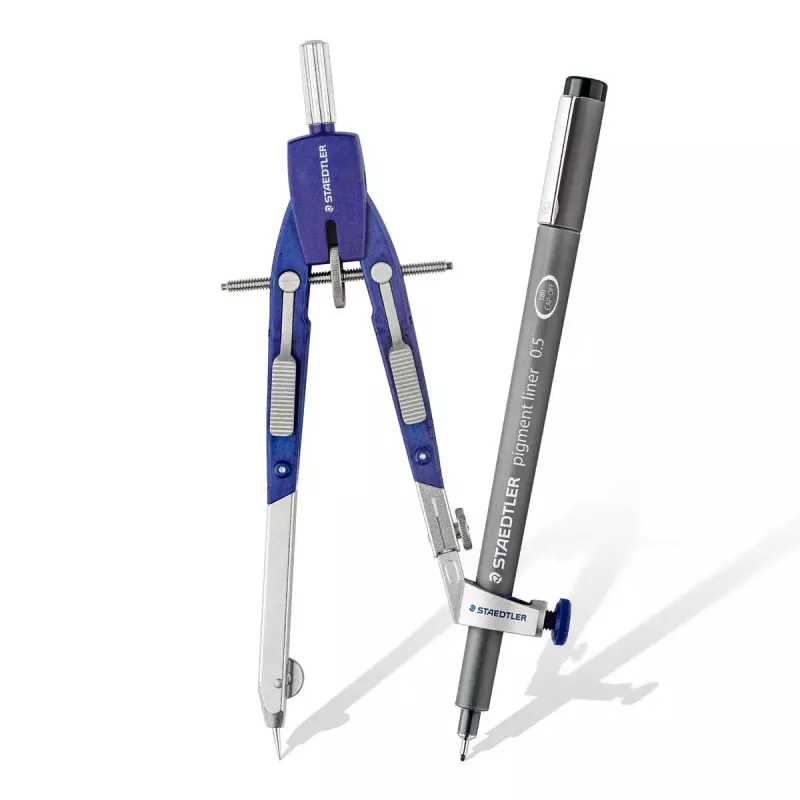 Comfort Pencil Staedtler Mars 552 Blau Silber