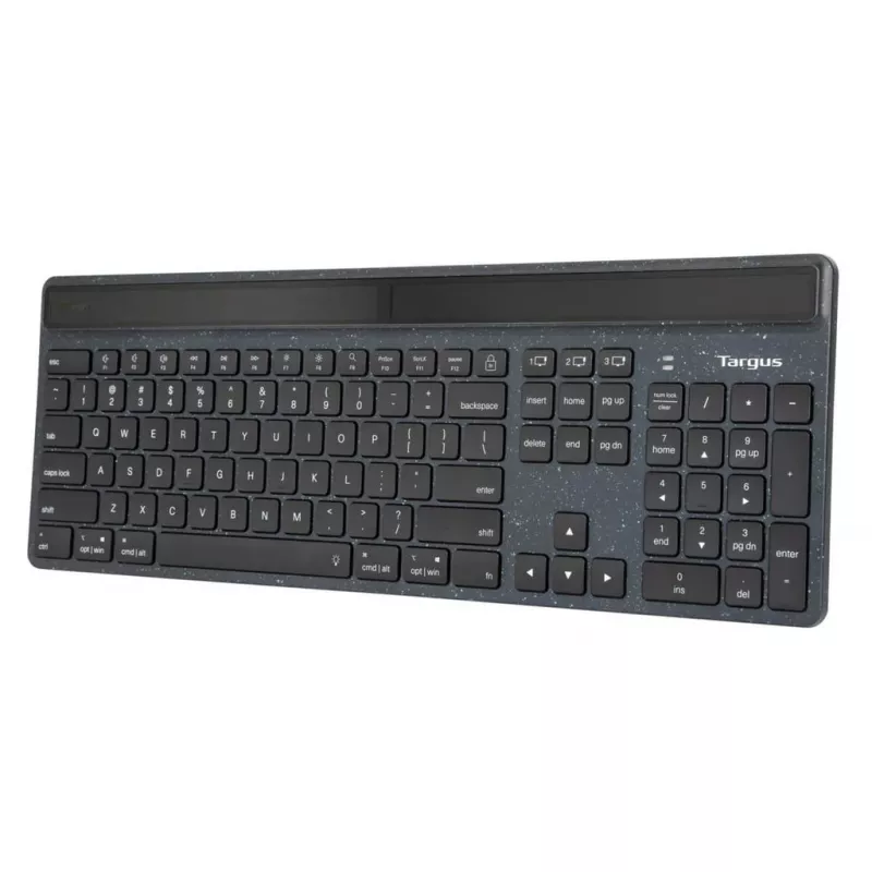 Targus EcoSmart AKB868FR Tastatur Universal Bluetooth AZERTY Französisch Schwarz