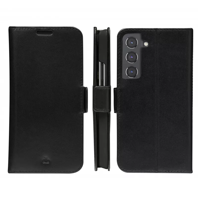 dbramante1928 Copenhagen schlank - Galaxy S22 - Schwarz, Folio, Samsung, Galaxy S22, 15,5 cm (6,1 Zoll), Schwarz