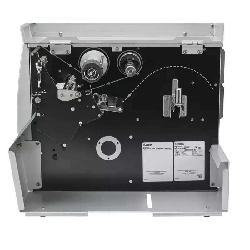 Etikettendrucker Zebra ZT510 Thermodirekt/Transferdruck 300×300 DPI, 305 mm/s, Druckbreite 104 mm, Ethernet, Bluetooth, LCD, grau