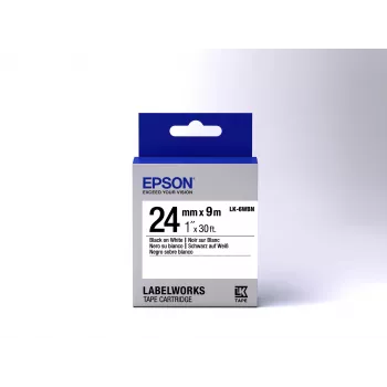 Epson Label Cartridge Standard LK-6WBN Schwarz/Weiß 24mm (9m)