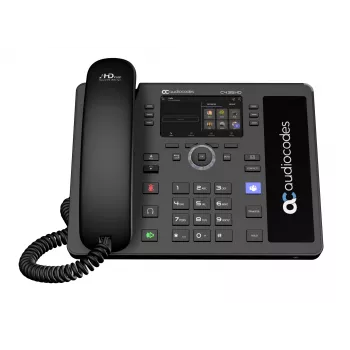 AudioCodes Teams C435HD-R IP-Telefon PoE GbE schwarz, IP-Telefon, Schwarz, Kabelgebundenes Handgerät, Android, SIP info, Tasten