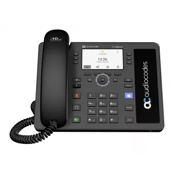 AudioCodes Teams C435HD-R IP-Telefon PoE GbE schwarz, IP-Telefon, Schwarz, Kabelgebundenes Handgerät, Android, SIP info, Tasten