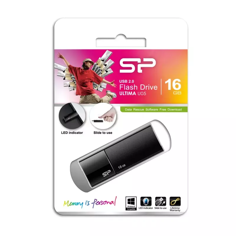 USB-Stick Silicon Power 16 GB USB Typ-A 2.0 Ultima U05