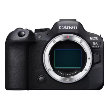 Spiegellose Kamera Canon EOS R6 Mark II (MILC Gehäuse) – 24,2 MP, CMOS, 4K-Video, 3 Zoll Touchscreen, Wi‑Fi, 1/8000 s Verschluss, 0,588 kg, schwarz