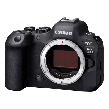 Spiegellose Kamera Canon EOS R6 Mark II (MILC Gehäuse) – 24,2 MP, CMOS, 4K-Video, 3 Zoll Touchscreen, Wi‑Fi, 1/8000 s Verschluss, 0,588 kg, schwarz