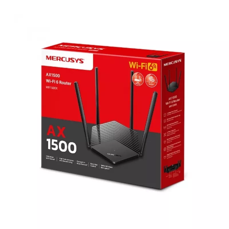 TP-Link MR1500X WLAN-Router Gigabit Ethernet Dualband (2,4 GHz / 5 GHz) Schwarz