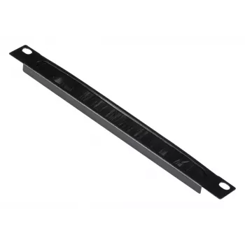 Kabelmanagement-Panel EQUIP EZMB-10-B, Metall, schwarz, 1HE Zubehör