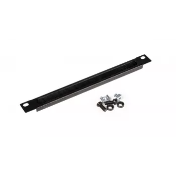 Kabelmanagement-Panel EQUIP EZMB-10-B, Metall, schwarz, 1HE Zubehör