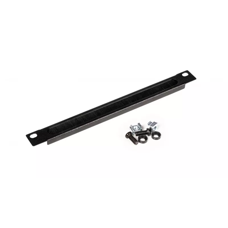 Kabelmanagement-Panel EQUIP EZMB-10-B, Metall, schwarz, 1HE Zubehör