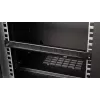 Kabelmanagement-Panel EQUIP EZMB-10-B, Metall, schwarz, 1HE Zubehör