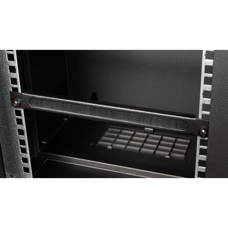 Kabelmanagement-Panel EQUIP EZMB-10-B, Metall, schwarz, 1HE Zubehör