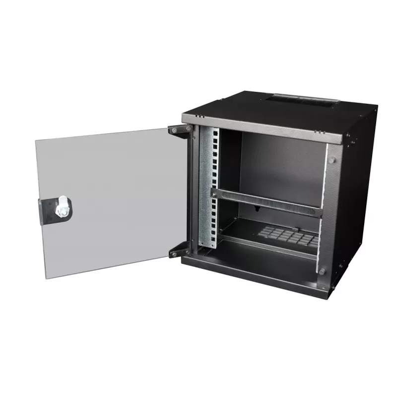 Kabelmanagement-Panel EQUIP EZMB-10-B, Metall, schwarz, 1HE Zubehör