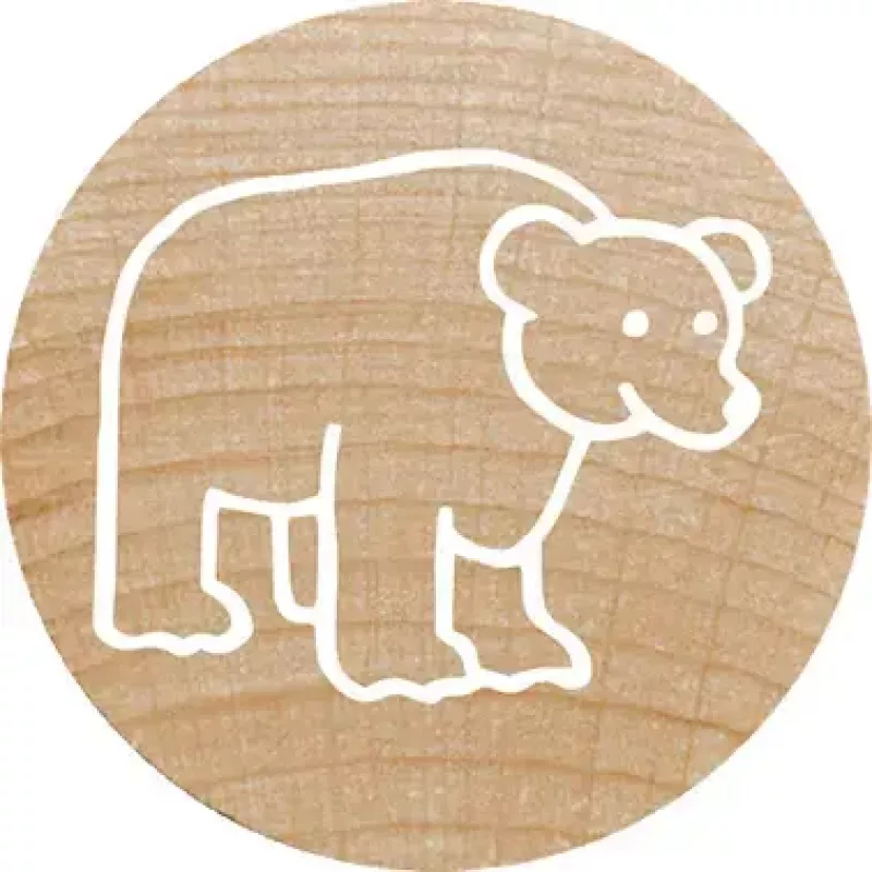 Colop Stempel Colop 165224 Rund Gummi Holz 3 cm