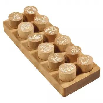 Colop Stempel Colop 165224 Rund Gummi Holz 3 cm