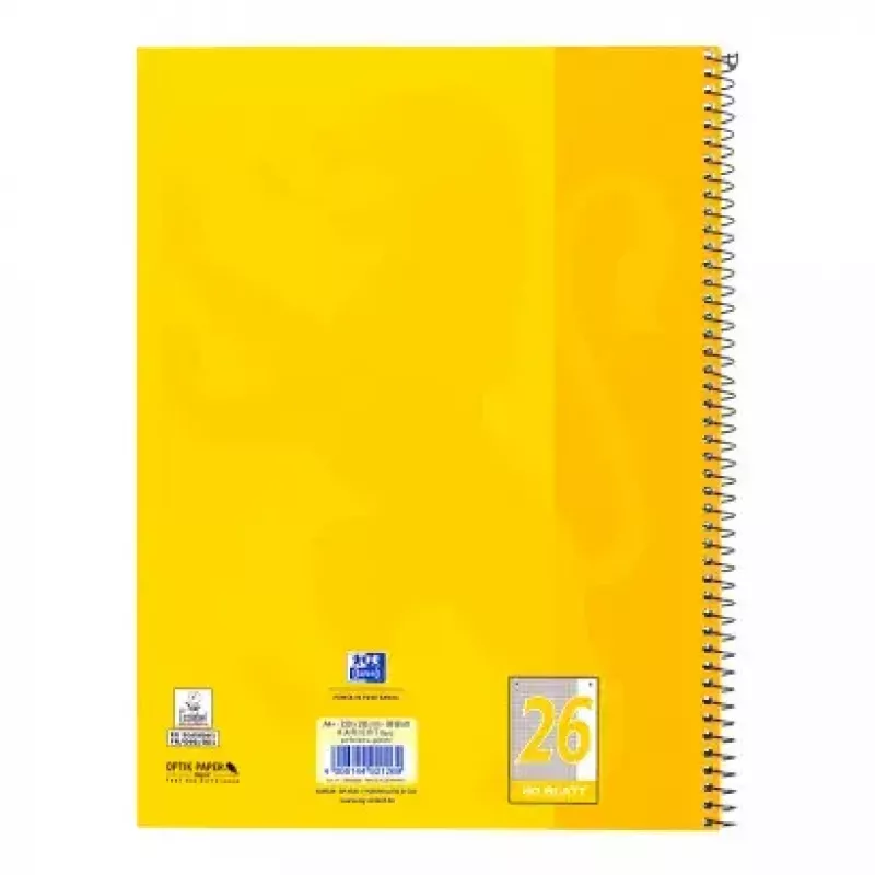 Schreibblock Oxford 100050356 A4 80 Blatt Gelb