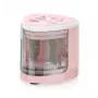 Peach PO102 Elektrischer Anspitzer Rose, Weiß