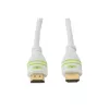 Techly 2m High Speed HDMI-Kabel mit Ethernet A/A M/M Weiß ICOC HDMI-4-020WH