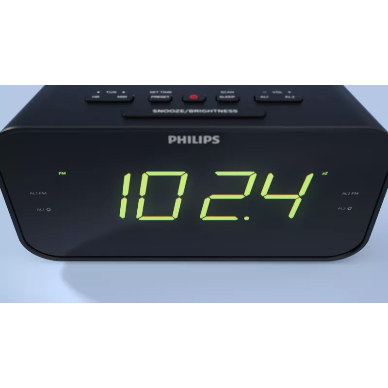 Philips TAR3306/12 Wecker Digitaler Wecker Schwarz