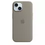 Silikonhülle Apple iPhone 15 MagSafe Clay Cover Braun