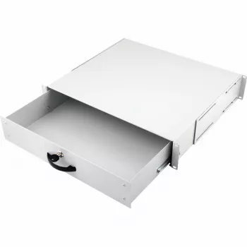 Equip Abschließbare Schublade 19 inch, 2HE, RAL7035 Grau