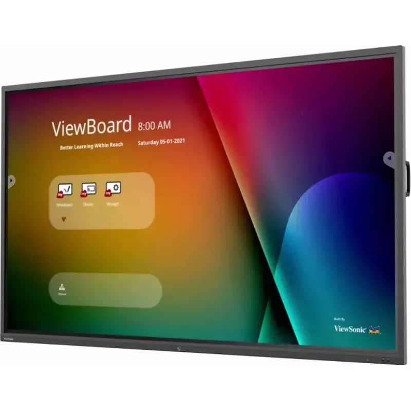 Viewsonic IFP9850-4 Signage Display Interaktives Flachbilddisplay 2,49 m (98 Zoll) LCD Wi-Fi 350 cd/m² 4K Ultra HD Schwarz Touchscreen Integrierter Prozessor Android 9