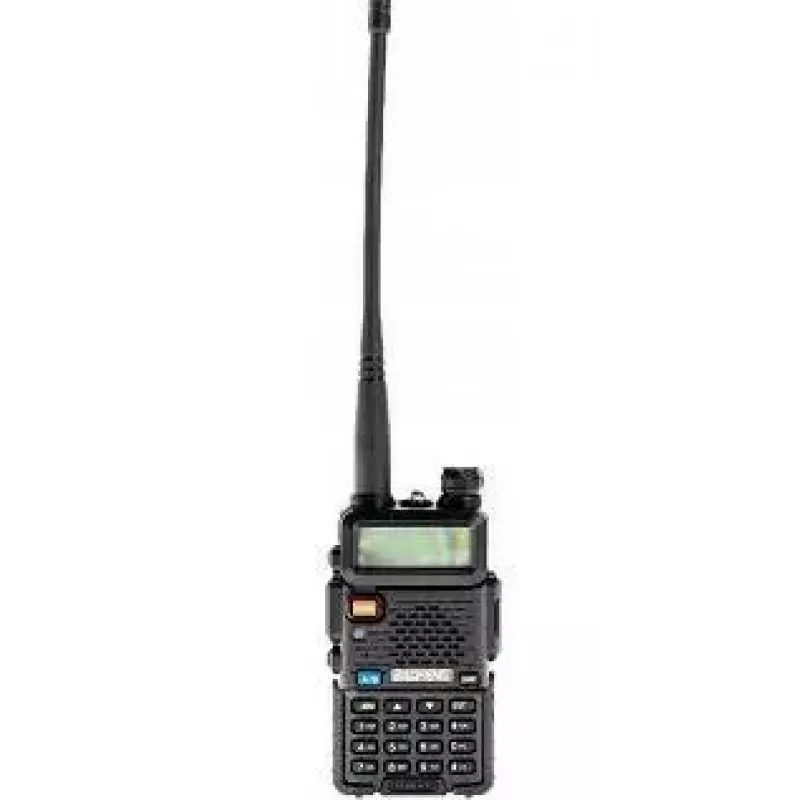 Handfunkgerät Baofeng UV-5R HTQ USB-C Dualband 5 W, 1800 mAh, FM 64–108 MHz, Schwarz