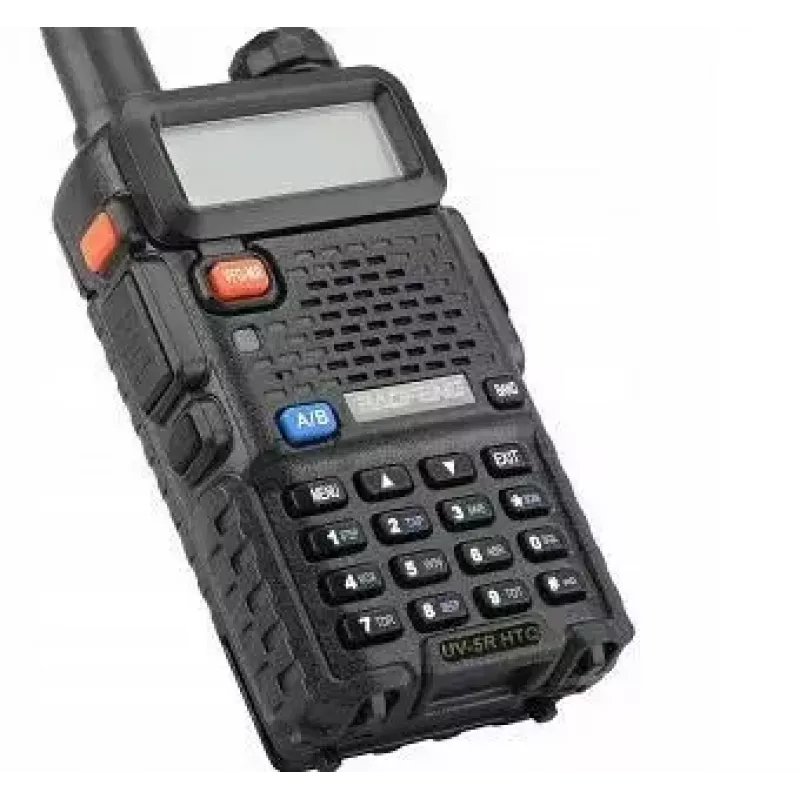 Handfunkgerät Baofeng UV-5R HTQ USB-C Dualband 5 W, 1800 mAh, FM 64–108 MHz, Schwarz