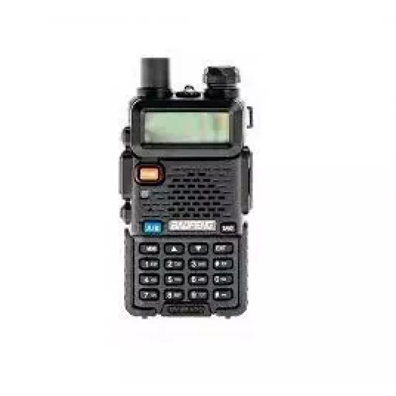 Handfunkgerät Baofeng UV-5R HTQ USB-C Dualband 5 W, 1800 mAh, FM 64–108 MHz, Schwarz