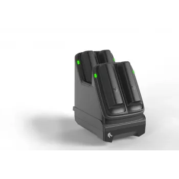 Batterieladegerät für Handheld-Mobilcomputer Zebra SAC-MC2X-4SCHG-01, kompatibel mit MC2200/MC2700, schwarz