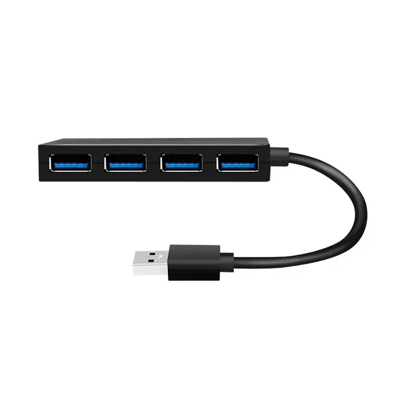 LogiLink USB 3.2 Gen1 4-Port-Hub schwarz 5000 Mbit/s ABS