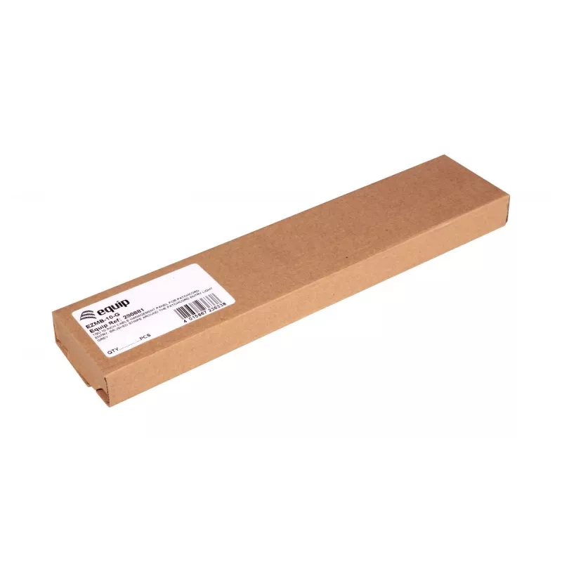 Kabelmanagement-Panel EQUIP EZMB-10-G — Metall, grau, 1U, 60 g