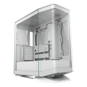 PC Midi-Tower-Gehäuse Cougar FV270 — Weiß, unterstützt ATX/ EATX/ Micro-ITX, 2×3,5 Zoll + 2×2,5 Zoll, 120/140 mm Lüfter