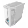 PC Midi-Tower-Gehäuse Cougar FV270 — Weiß, unterstützt ATX/ EATX/ Micro-ITX, 2×3,5 Zoll + 2×2,5 Zoll, 120/140 mm Lüfter
